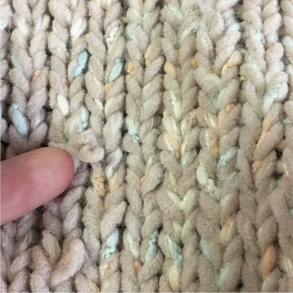 Slate and willow rent the runway nude and multi color turtle neck sweater - Picture 9 of 10